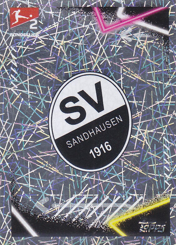 SV Sandhausen - Topps Bundesliga 2022 - Vereinslogo Glitzer - Nr. 423