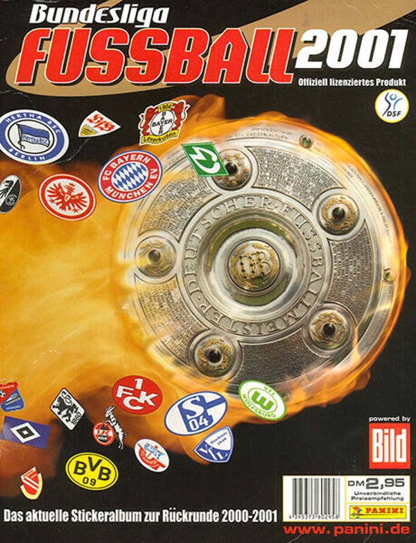 FC Bayern München - Panini Fussball 2001 - Deutscher Meister - Glitzer - Nr.1