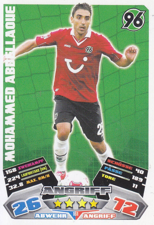 Mohammed Abdellaoue Hannover 96 Basis Karte Nr.161