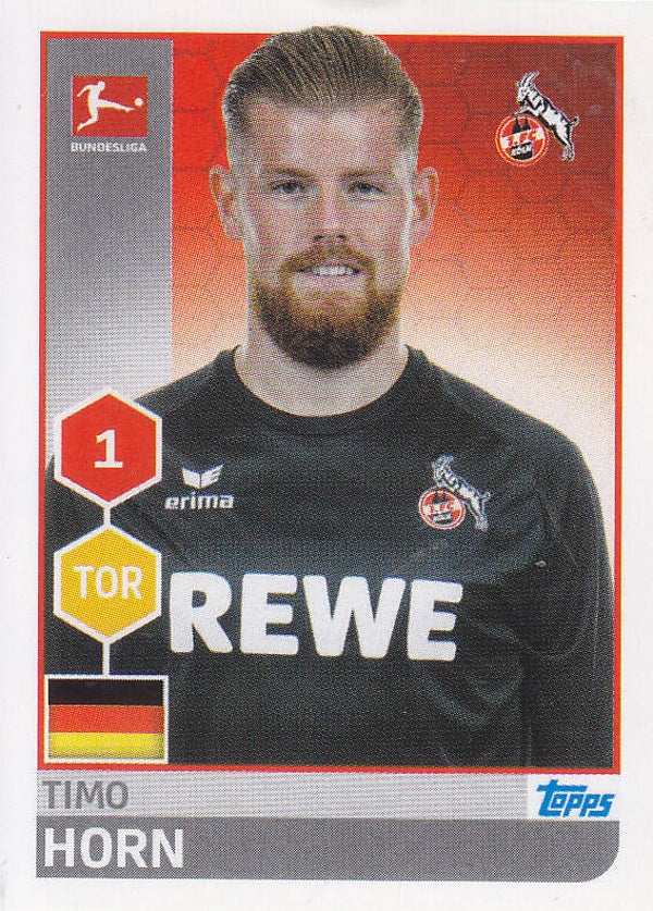 Timo Horn - 1.FC Köln -Topps Bundesliga 2017 - Basis Bild - Nr. 139
