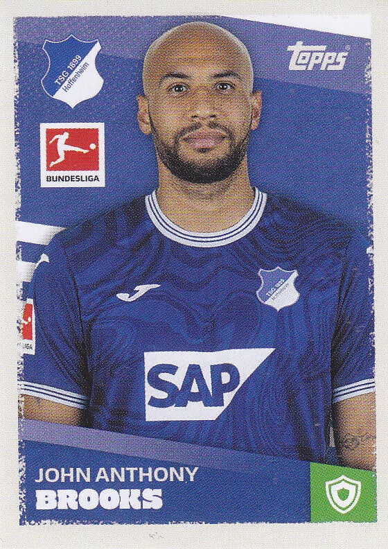 John Anthony Brooks - TSG Hoffenheim - Topps Bundesliga 2023 - Basis Bild - Nr. 206