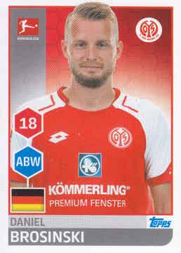 Daniel Brosinski 1.FSV Mainz 05 Basis Bild Nr.189