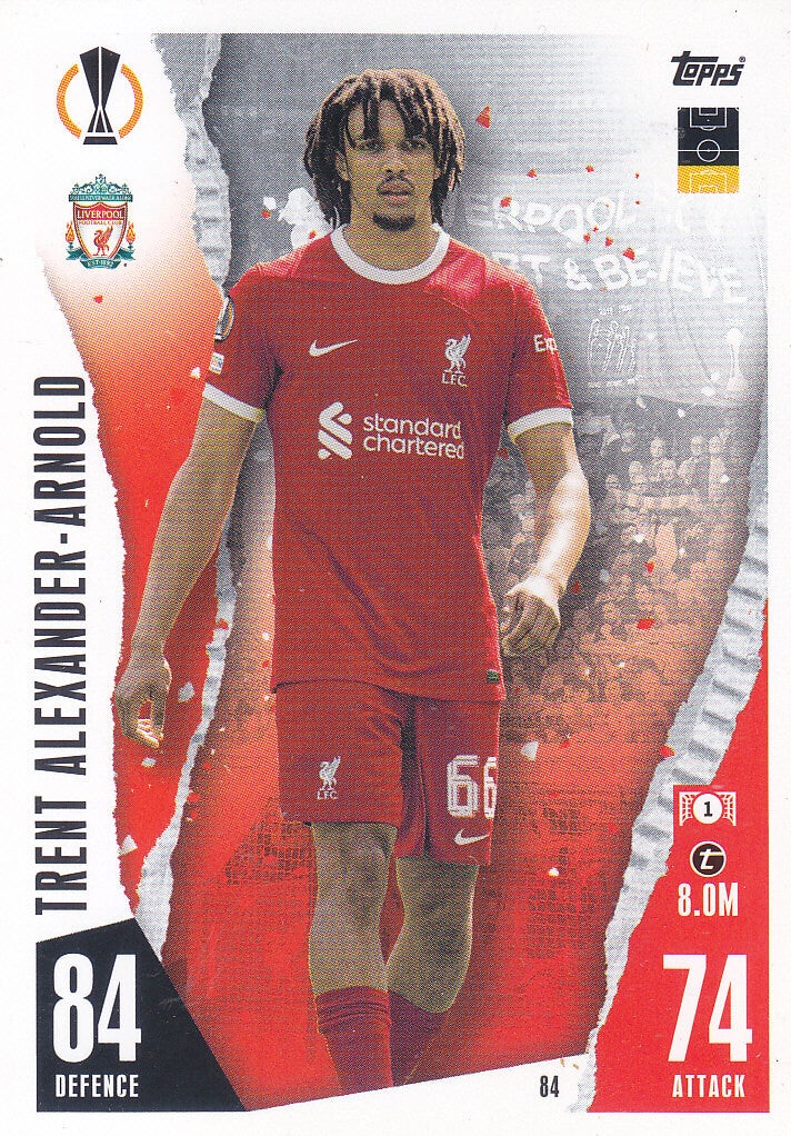 Trent Alexander-Arnold - FC Liverpool - Topps Champions League 2023 - Basis Karte - Nr. 84