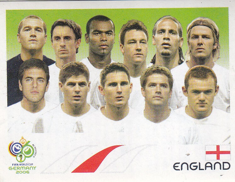 England / Panini WM 2006 / Mannschaftsbild / Nr. 93