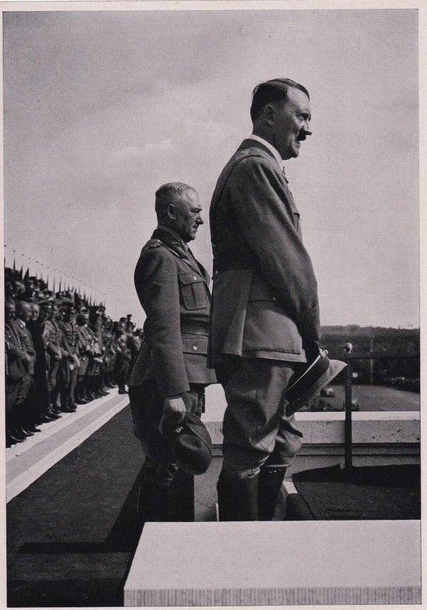 Der Führer mit Reichsarbeitsführer Hierl / Sammelwerk Nr. 15 / Bild Nr. 31 Gruppe 65