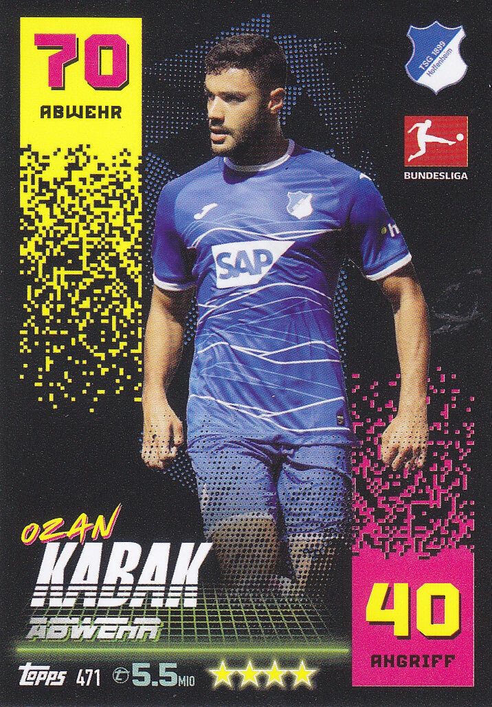 Ozan Kabak TSG Hoffenheim Basis Karte Nr.471
