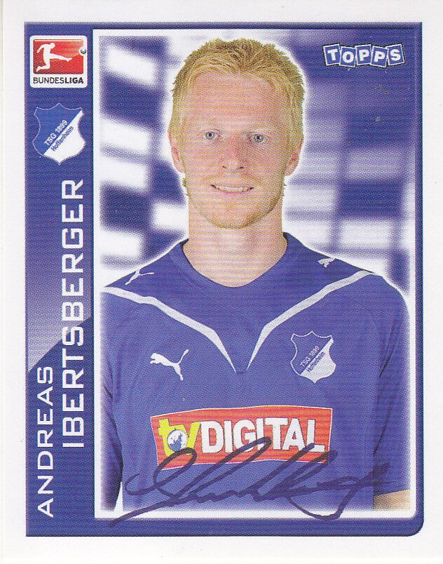 Andreas Ibertsberger / TSG Hoffenheim / Topps Bundesliga 2010 / Basis Bild / Nr. 135