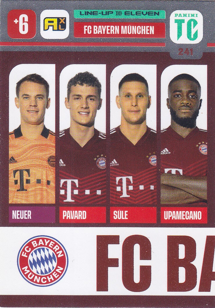 FC Bayern München Mannschaftskarte