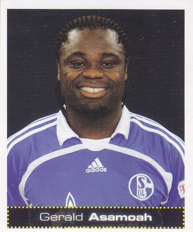 Gerald Asamoah / FC Schalke 04 / Panini Bundesliga 2007 / Basis Bild / Nr.436