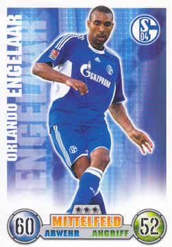 Orlando Engelaar / FC Schalke 04 / Topps Match Attax 2008 / Basis Karte / Nr. 283
