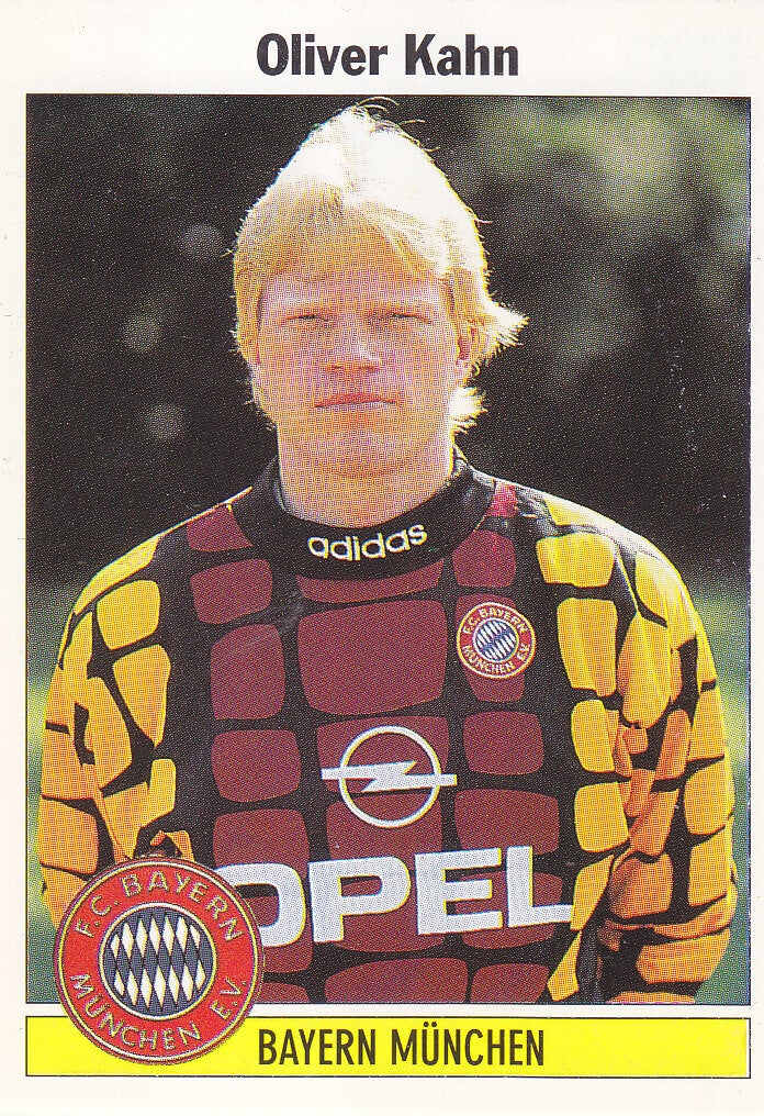 Oliver Kahn / FC Bayern München / Panini Bundesliga 1995 / Basis Bild / Nr.5