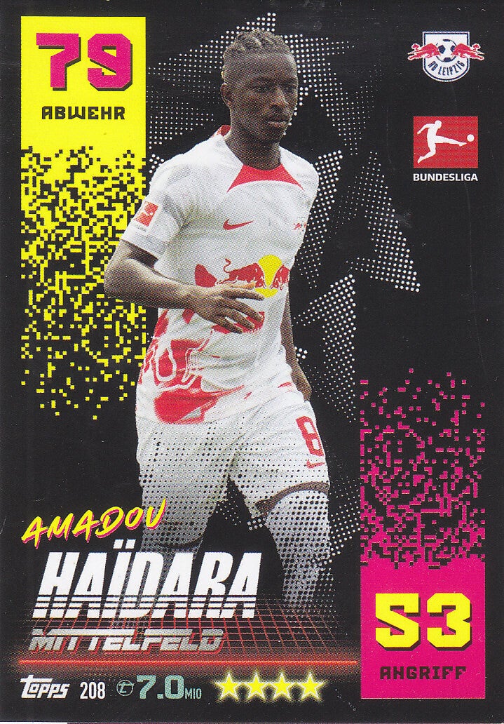Amadou Haidara RB Leipzig Basis Karte Nr.208