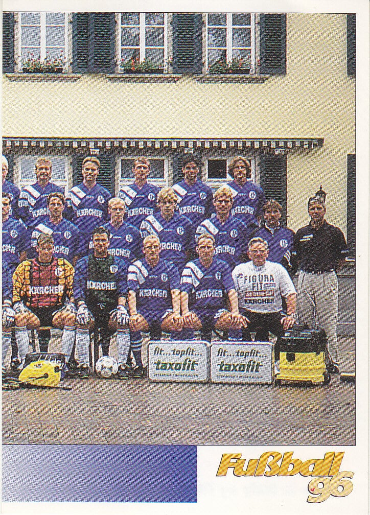 FC Schalke 04 / Panini Bundesliga 1996 / Mannschaftsbild 2 / Nr. 273