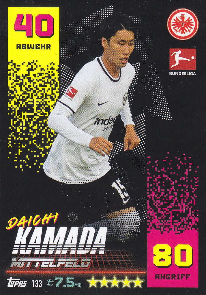Daichi Kamada Eintracht Frankfurt Basis Karte Nr.133