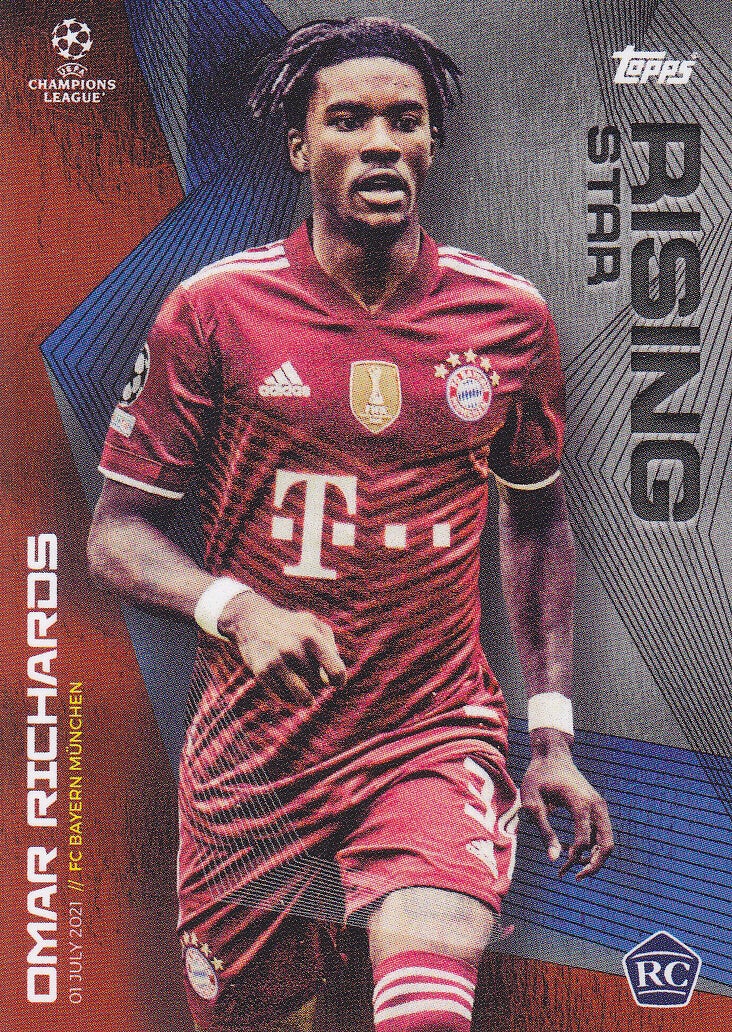 Omar Richards / FC Bayern München / Topps Summer Signings / Rising Star / Nr.184