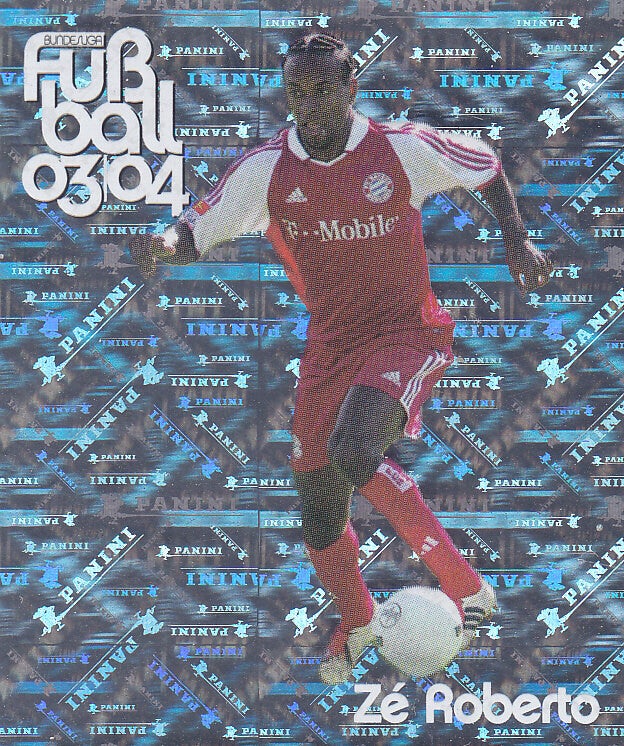 Ze Roberto / FC Bayern München / Panini Bundesliga 2003 / Glitzer Bild / Nr. 360