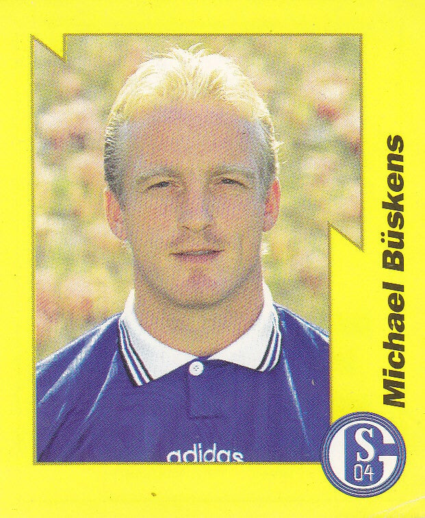 Michael Büskens / FC Schalke 04 / Panini Bundesliga 1997 / Basis Bild Gelbe Serie / Nr.208