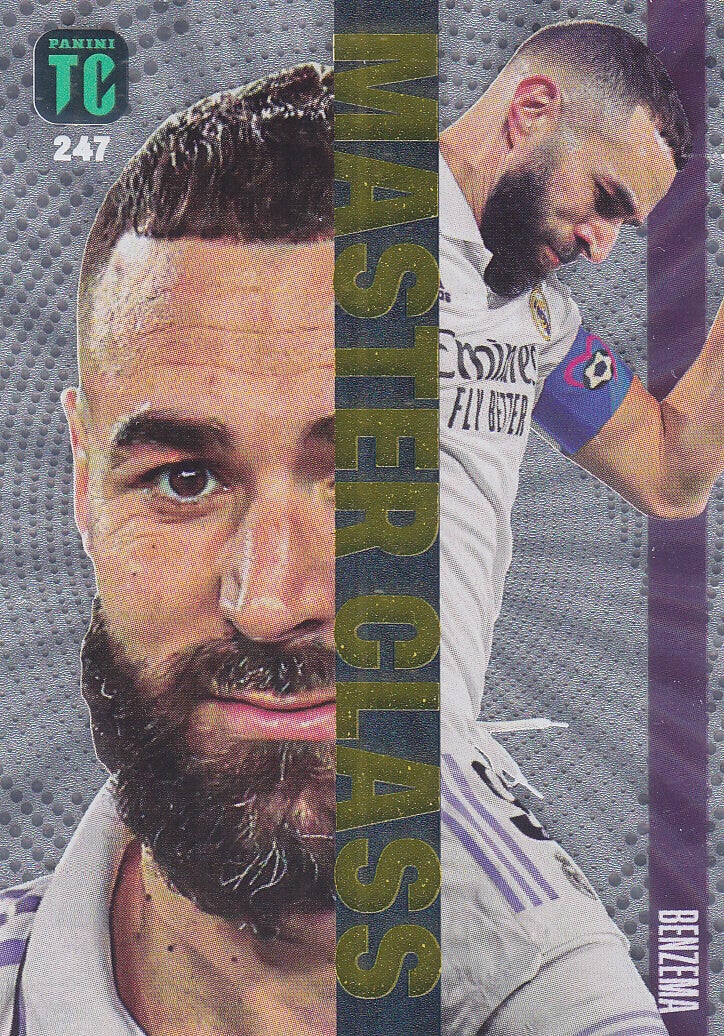 Karim Benzema /  Real Madrid / Panini Top Class 2023 / Master Class Karte / Nr.247