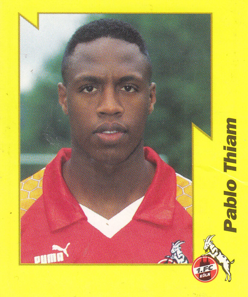 Pablo Thiam - 1.FC Köln - Panini Bundesliga 1997 - Gelbe Serie - Nr. 131