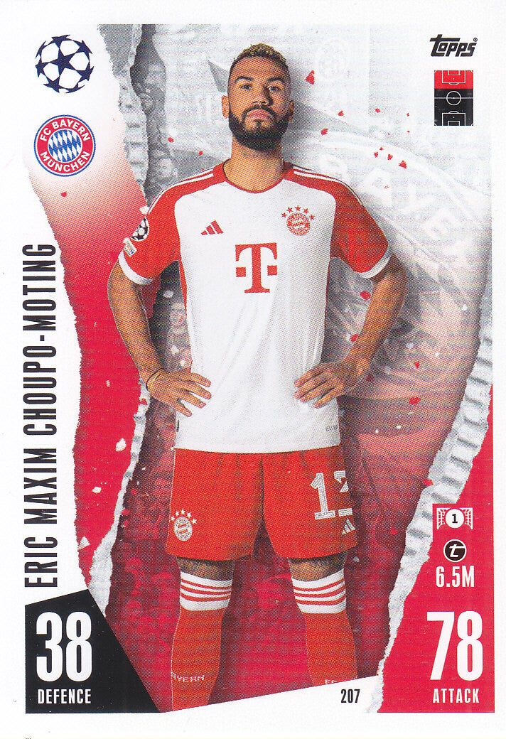 Eric Maxim Choupo-Moting / FC Bayern München / Topps Champions League 2023 / Basis Karte / Nr.207