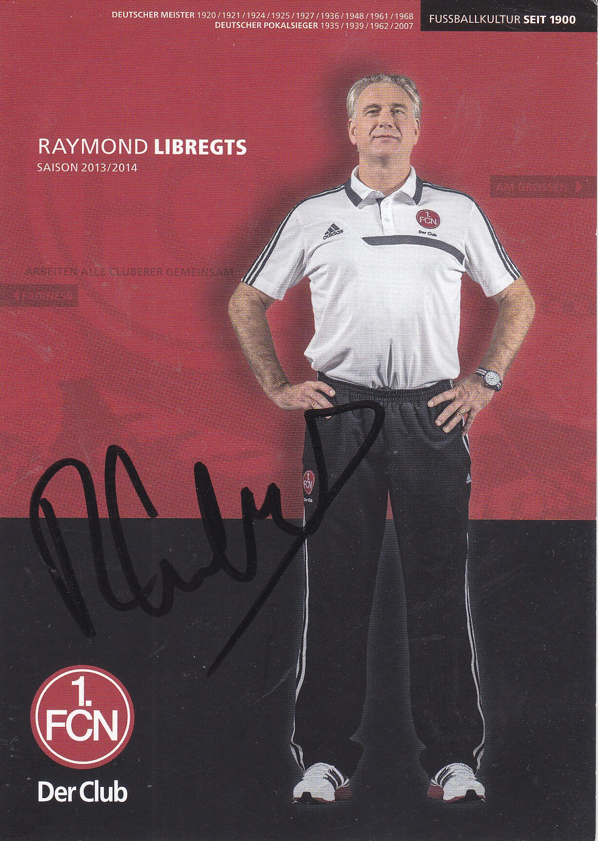 Raymond Libregts 1.FC Nürnberg Co-Trainer