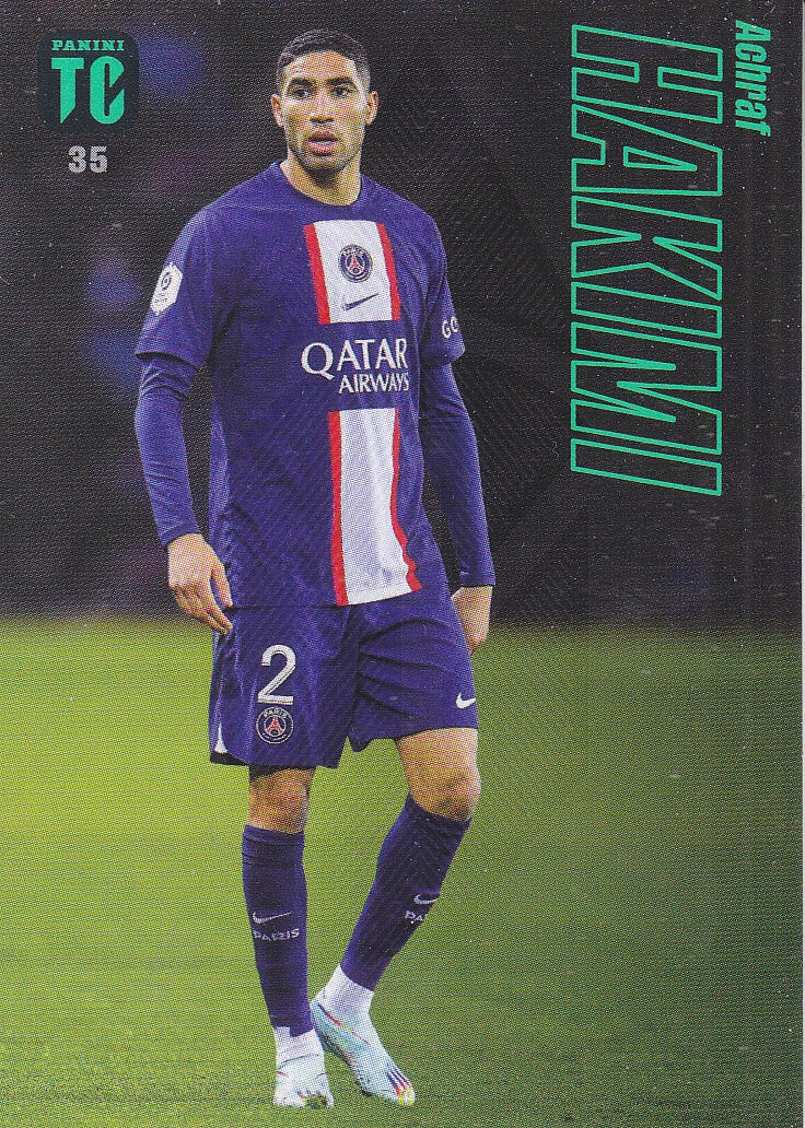Achraf Hakimi Paris Saint Germain Basis Karte Nr.35