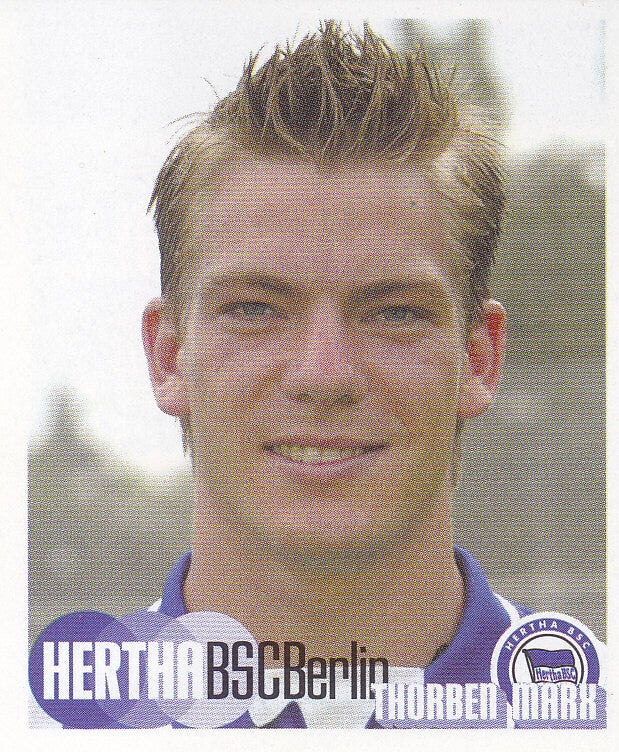 Thorben Marx / Hertha BSC Berlin / Panini Bundesliga 2002 / Basis Bild / Nr. 17