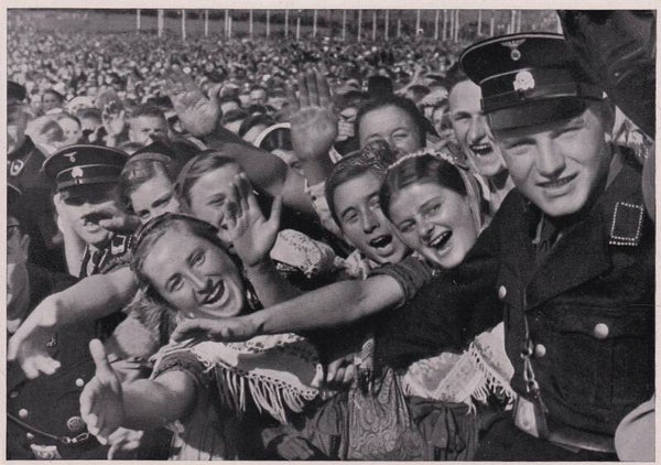 Die Deutschen Bauern begrüßen den Führer / Sammelwerk Nr.15 / Bild Nr. 95 Gruppe 63