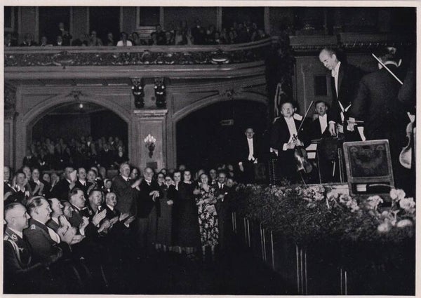 Hitler und Göhring bei den Berliner Philamoniker / Sammelwerk Nr. 15 / Bild Nr. 96 Gruppe 65