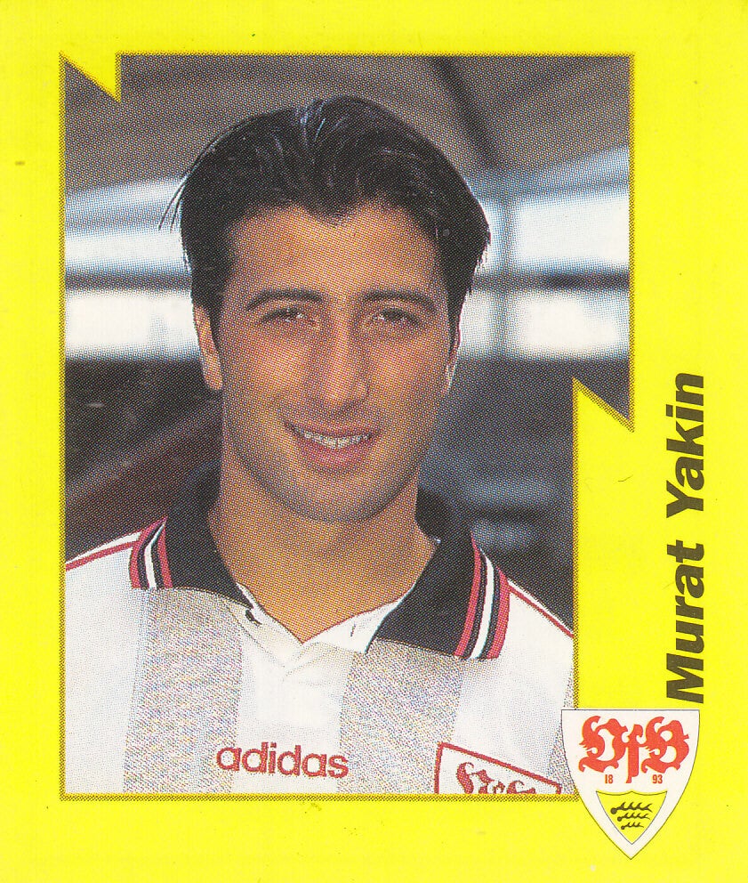 Murat Yakin / VFB Stuttgart / Panini Bundesliga 1997 / Basis Bild / Gelbe Serie / Nr.220