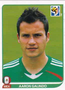 Aaron Galindo / Mexico / Panini WM 2010 / Basis Bild / Nr. 55