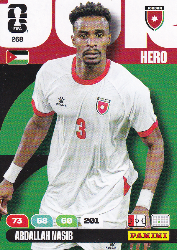 Abdallah Nasib - Jordanien - Panini WM 2026 - Hero - Nr. 268