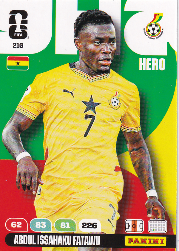 Abdul Issahaku Fatawu - Ghana - Panini WM 2026 - Hero - Nr. 210