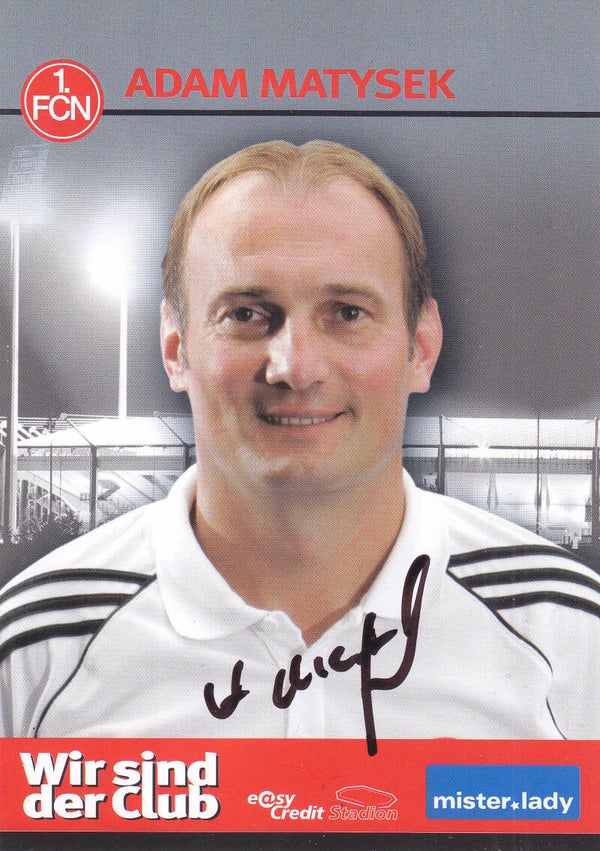 Adam Matysek 1.FC Nürnberg Torwarttrainer