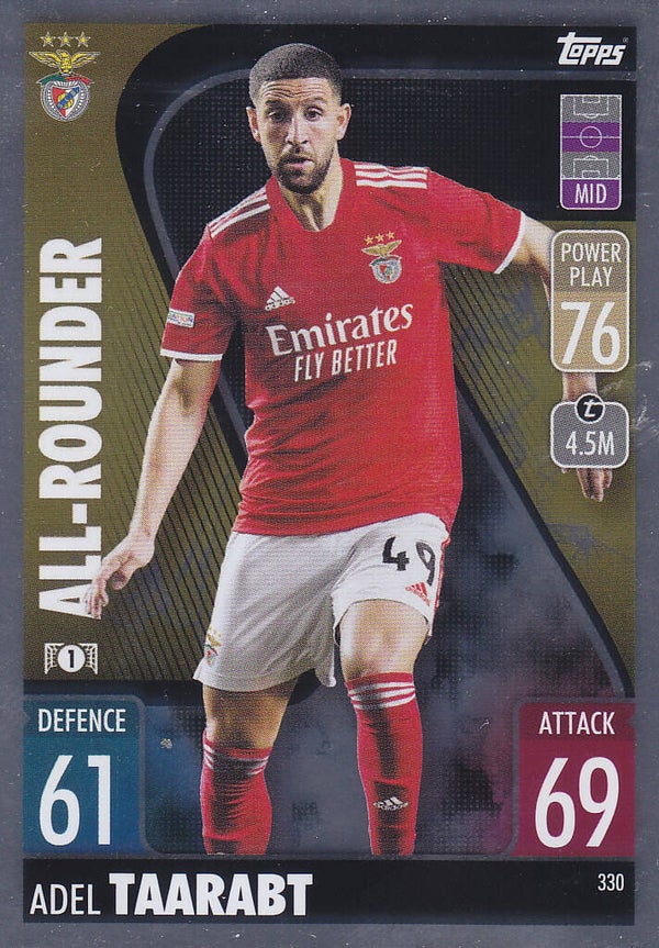 Adel Taarabt / Benfica Lissabon / Topps Champions League 2021 / All-Rounder / Nr.330