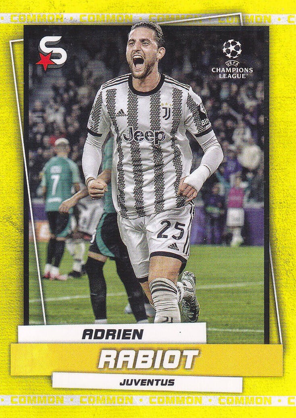 Adrien Rabiot Juventus Turin Parallel Common Yellow nicht nummeriert Nr.89