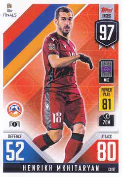 Henrikh Mkhitaryan / Armenien / Topps Uefa Nations League 2022 / Finals / Basis Karte / Nr. CD 97