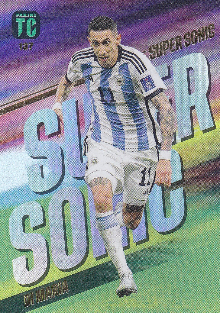 Angel di Maria / Argentinien / Panini Top Class 2023 / Super Sonic / Nr. 137