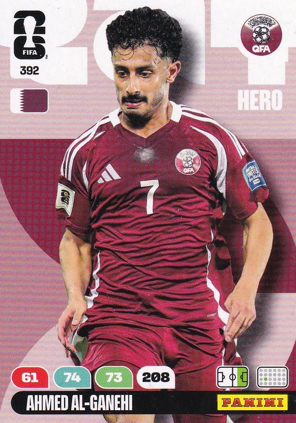 Ahmed Al-Ganehi - Qatar - Panini WM 2026 - Hero - Nr. 392