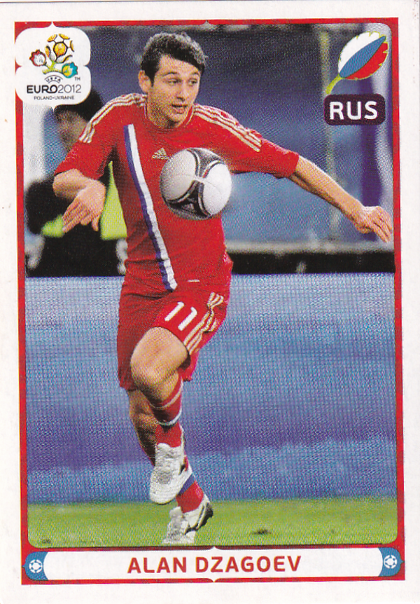 Alan Dzagoev - Russland - Panini EM 2012 - Spielszene- Nr. 133