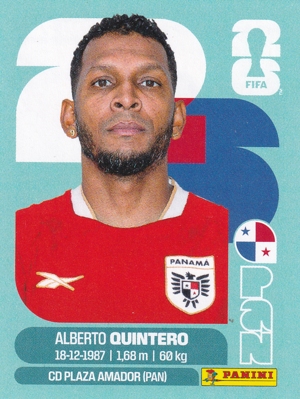 Alberto Quintero - Panama - Panini WM 2026 - Basis Bild - PAN20