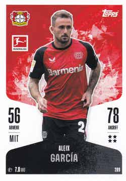 Aleix Garcia / Bayer Leverkusen / Topps Match Attax 2024 / Basis Karte / Nr. 209