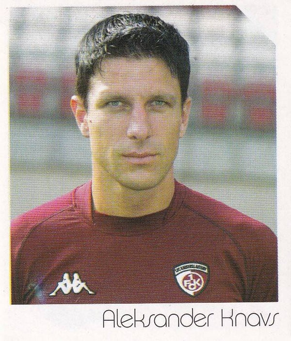 Aleksander Knavs / 1.FC Kaiserslautern / Panini Bundesliga 2003 / Basis Bild / Nr. 255