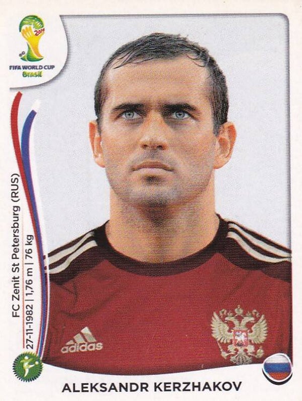 Aleksandr Kerzhakov - Russland - Panini WM 2014 - Basis Bild - Nr. 620