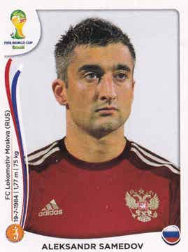 Aleksandr Samedov - Russland - Panini WM 2014 - Basis Bild - Nr. 616