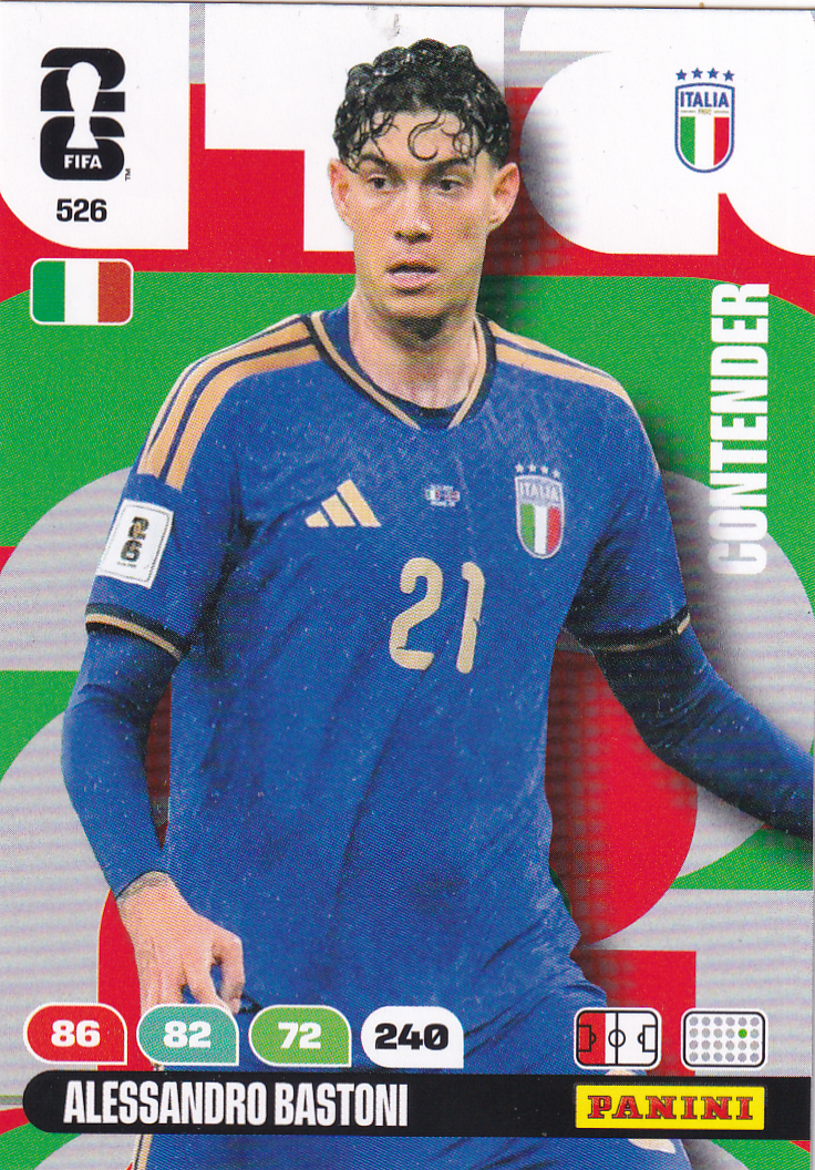 Alessandro Bastoni - Italien - Panini WM 2026 - Contender - Nr. 526