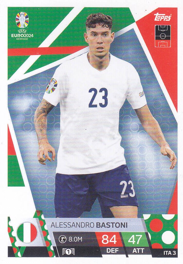 Alessandro Bstoni / Italien / Topps EM 2024 / Basis Karte / Nr. ITA 3