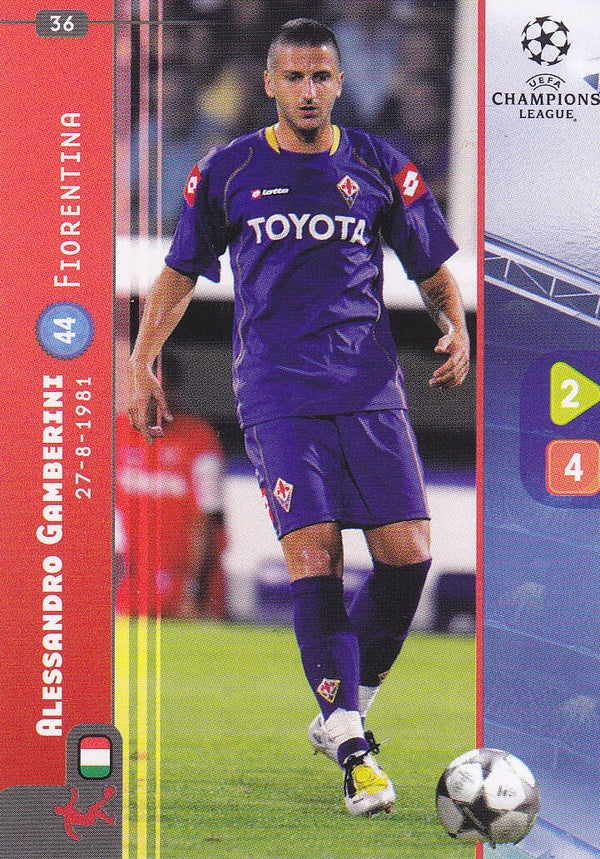 Alessandro Gamberini AC Florenz Basis Karte Nr.36