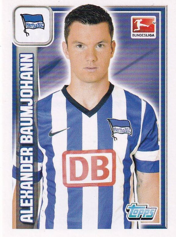 Alexander Baumjohann / Hertha BSC Berlin / Topps Bundesliga 2013 / Basis Bild / Nr. 29