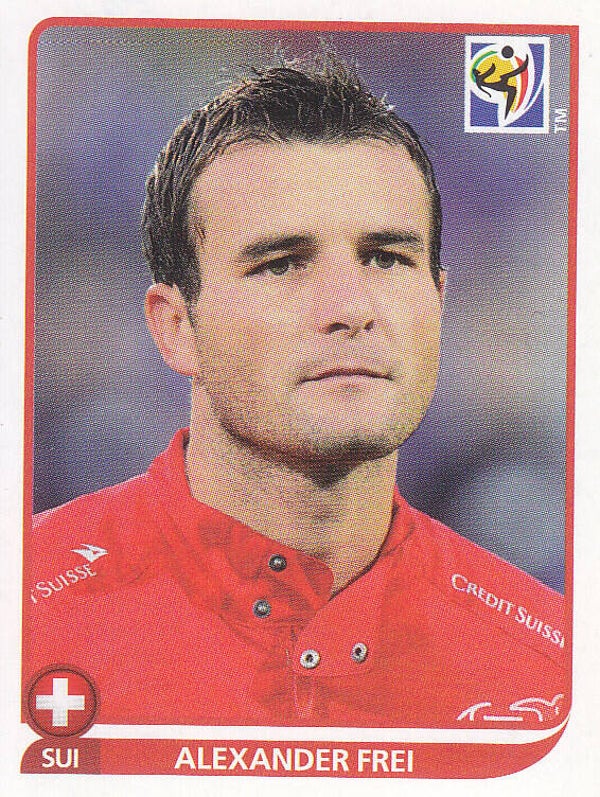 Alexander Frei / Schweiz / Panini WM 2010 / Basis Bild / Nr. 597